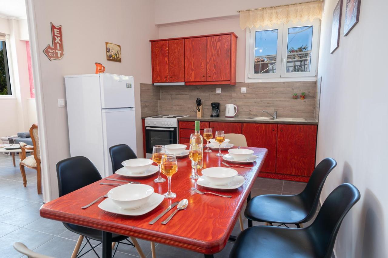 Апартаменты Casa Di Colona - Κόκκινο Ликсури Экстерьер фото